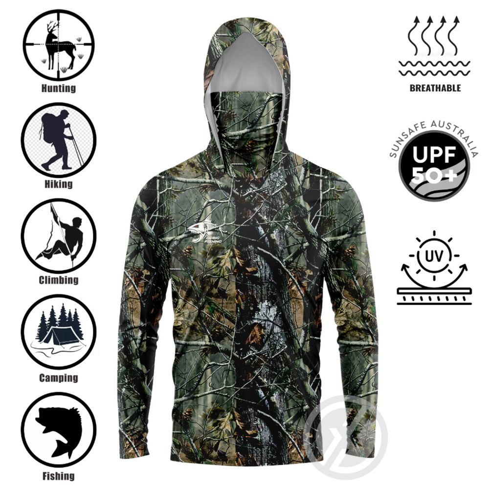 Embellish Knit - Camisa de Pesca con Capucha UPF50+