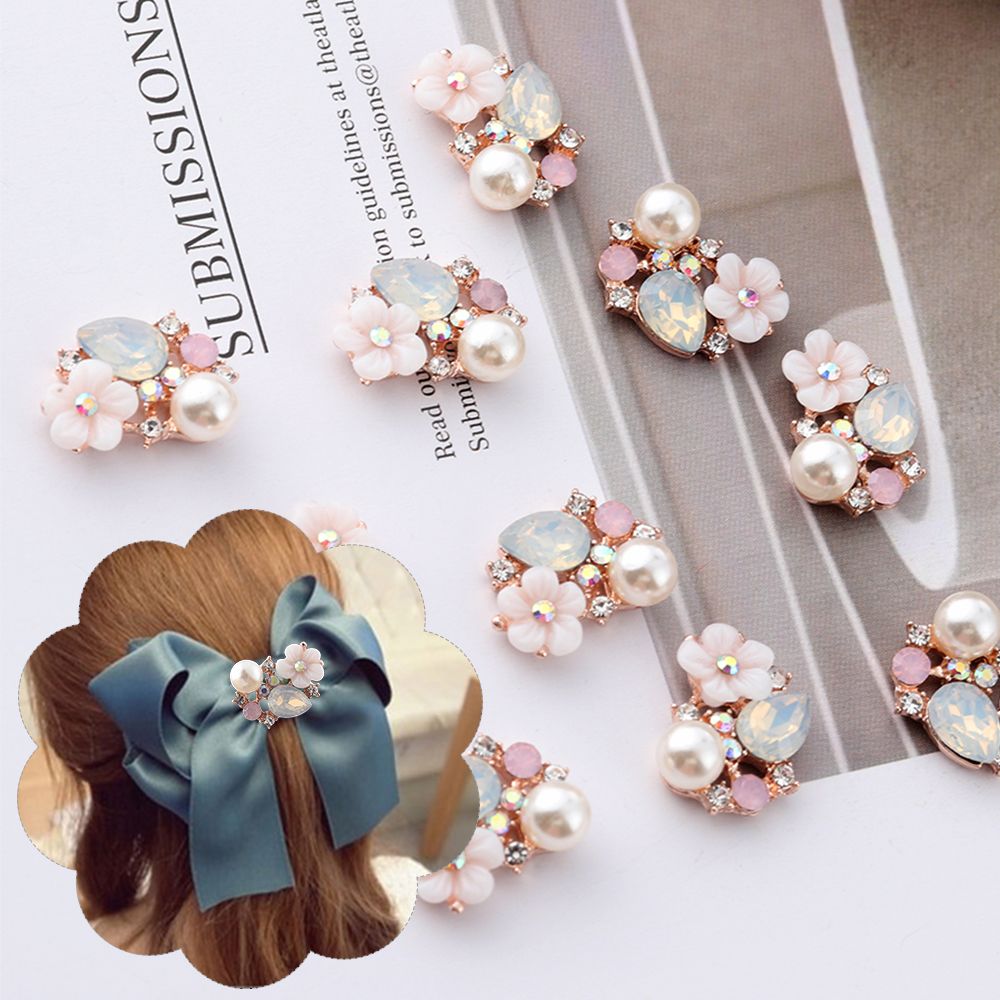 Sew On Rhinestone - 10 piezas de botones de flor