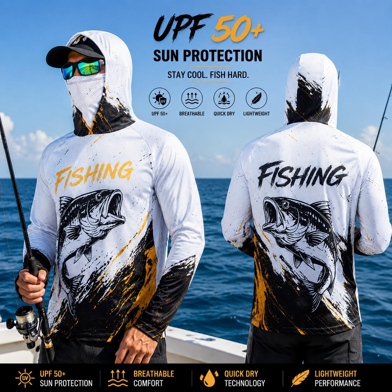 Camiseta de pesca de manga lar - Embellish Knit reseña y precio