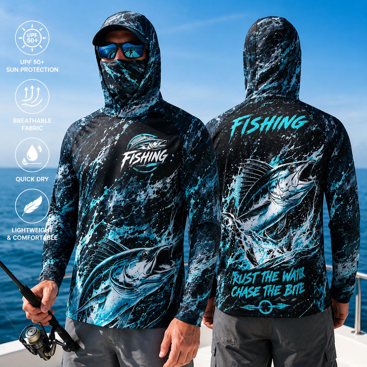 Camiseta de pesca de manga lar - Embellish Knit reseña y precio
