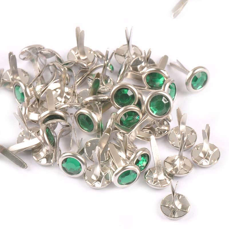 50 piezas de brads de diamante - Embellishments For Scrapbooking reseña y precio