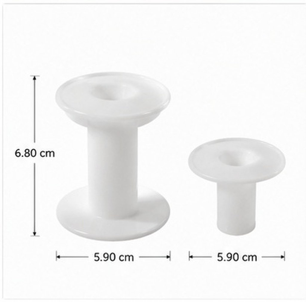 10 Bobinas de Plástico Blancas - Embroidery Craft reseña y precio