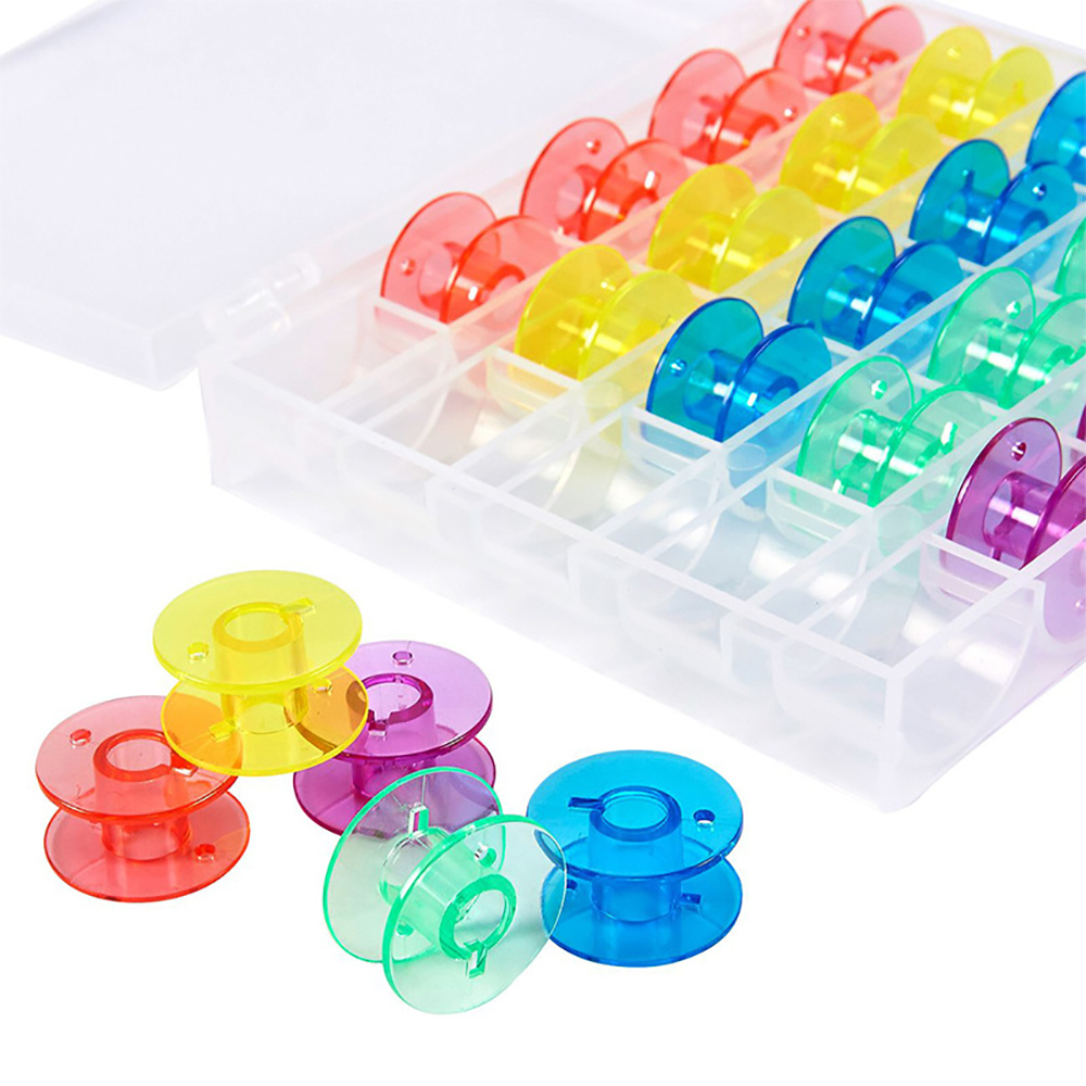 25 unids/set de bobinas de hil - Craft Embellishment Storage reseña y precio
