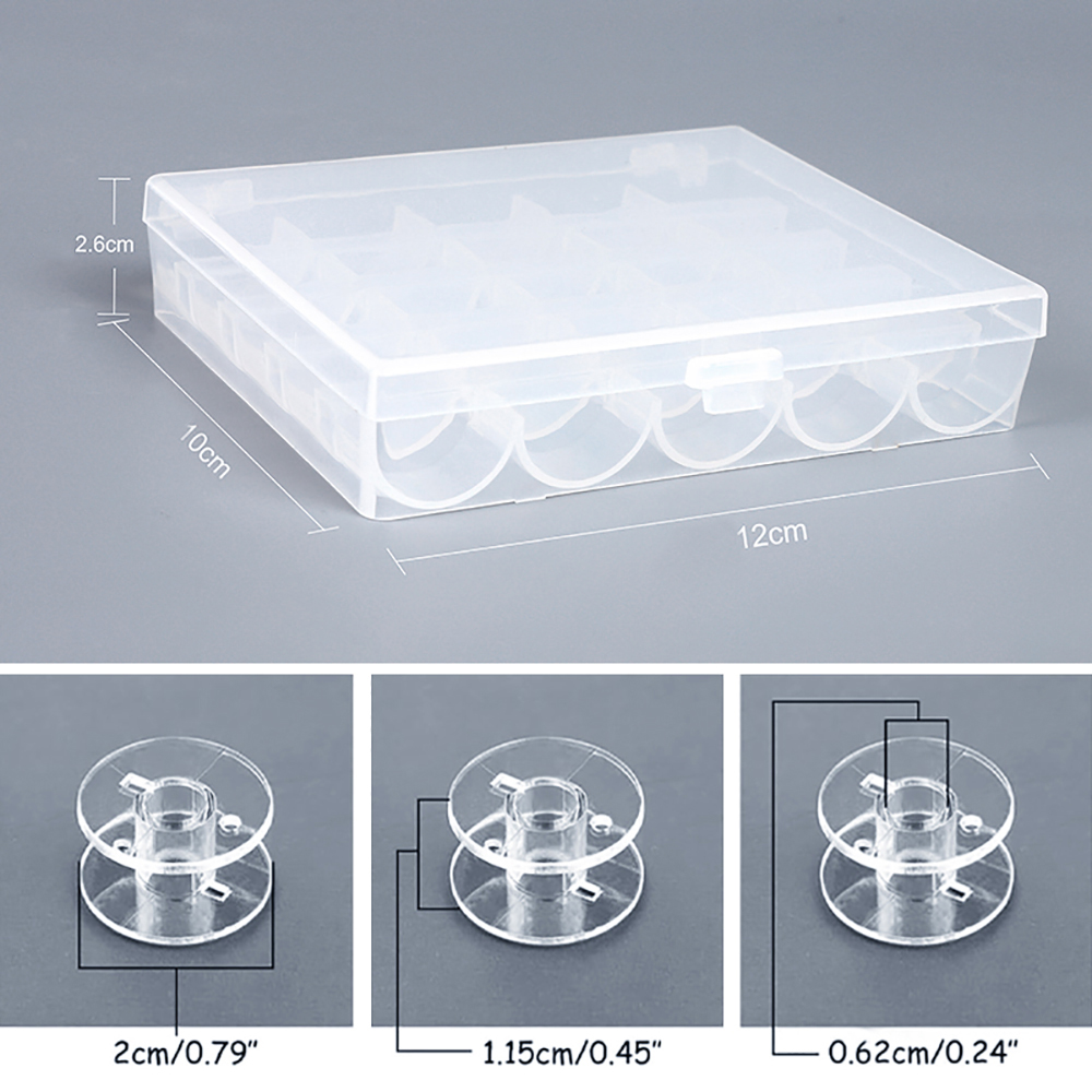 25 unids/set de bobinas de hil - Craft Embellishment Storage reseña y precio