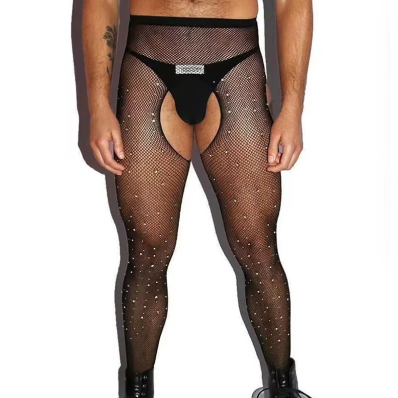 Medias de red para hombre con  - Crystal Mesh Fabric reseña y precio