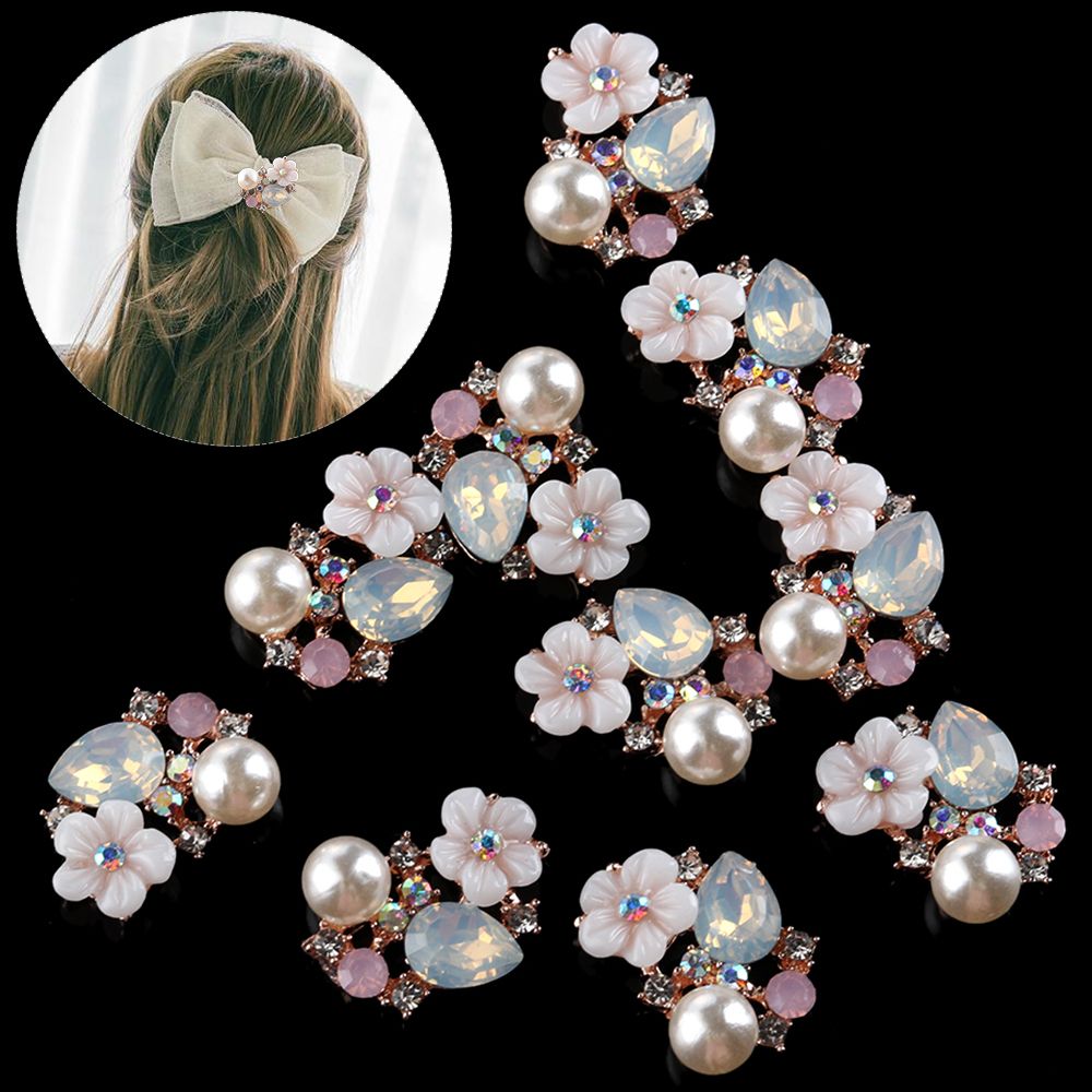 10 piezas de botones de flor p - Sew On Rhinestone reseña y precio
