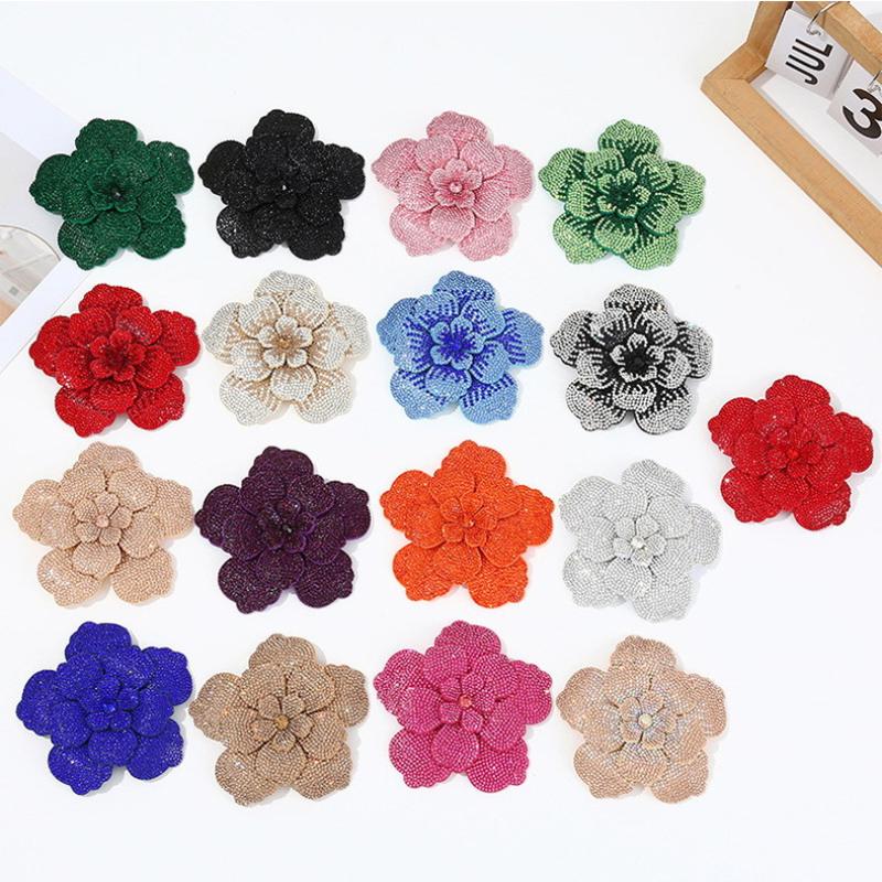 1 pieza de apliques florales t - Sew On Rhinestone reseña y precio