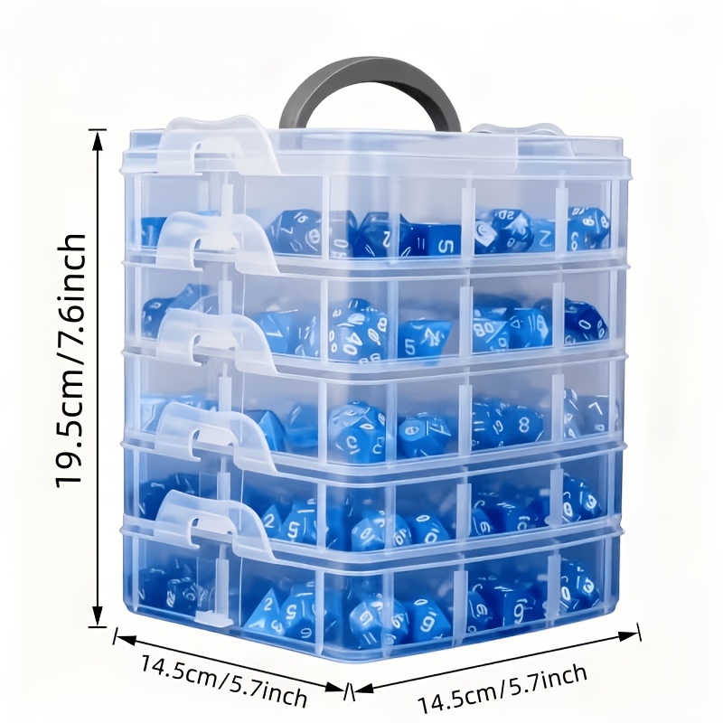 Caja de almacenamiento transpa - Craft Embellishment Storage reseña y precio