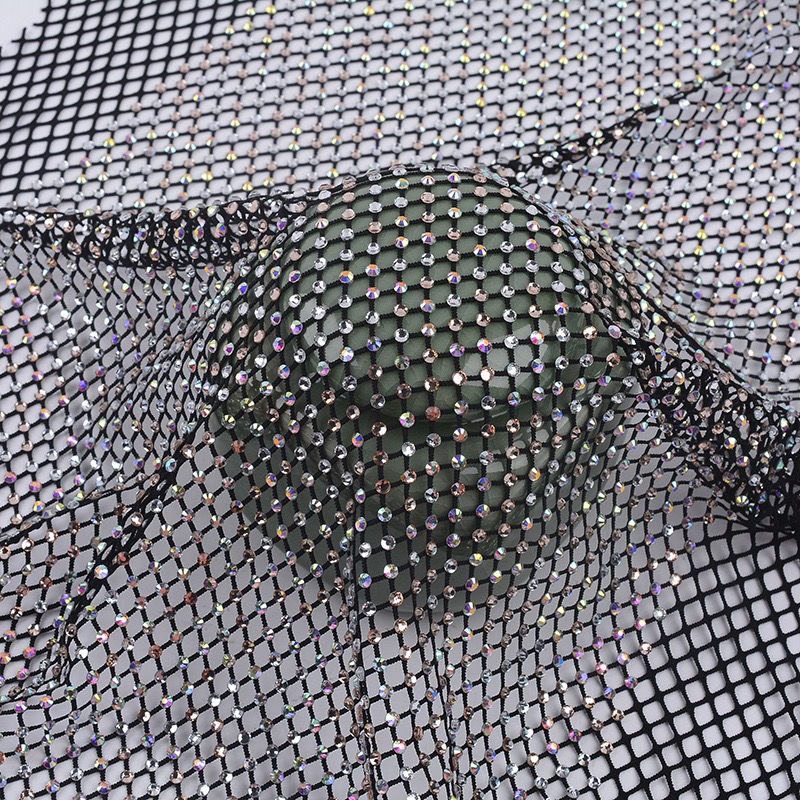 50x120cm costura diamantes de  - Crystal Mesh Fabric reseña y precio