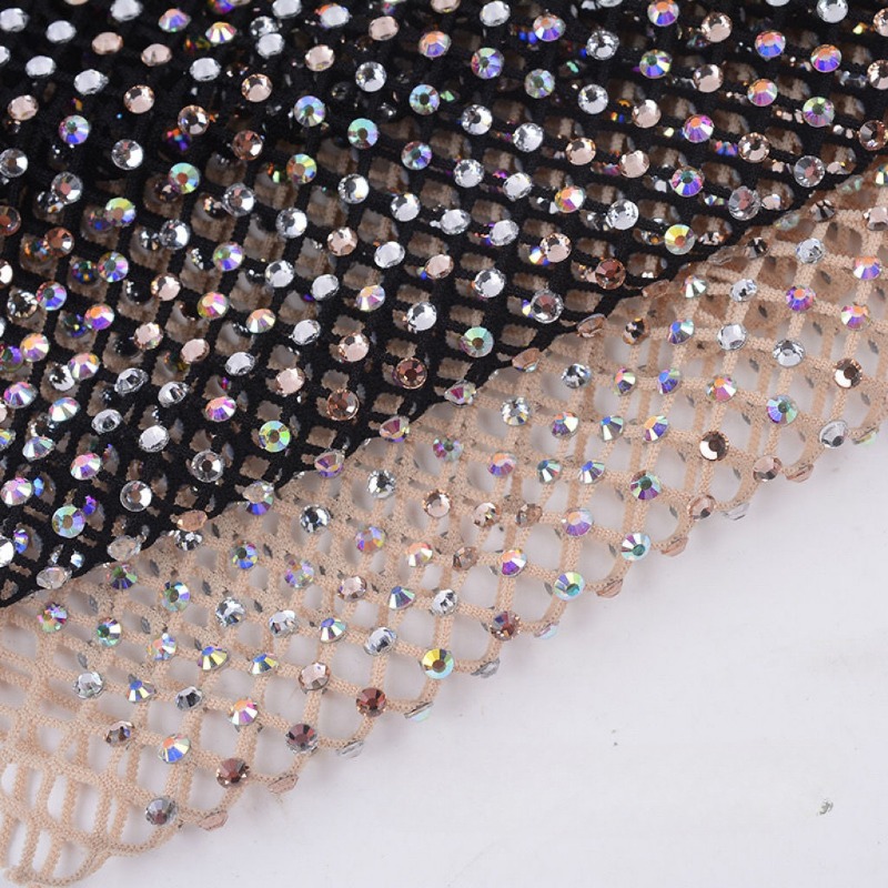 50x120cm costura diamantes de  - Crystal Mesh Fabric reseña y precio