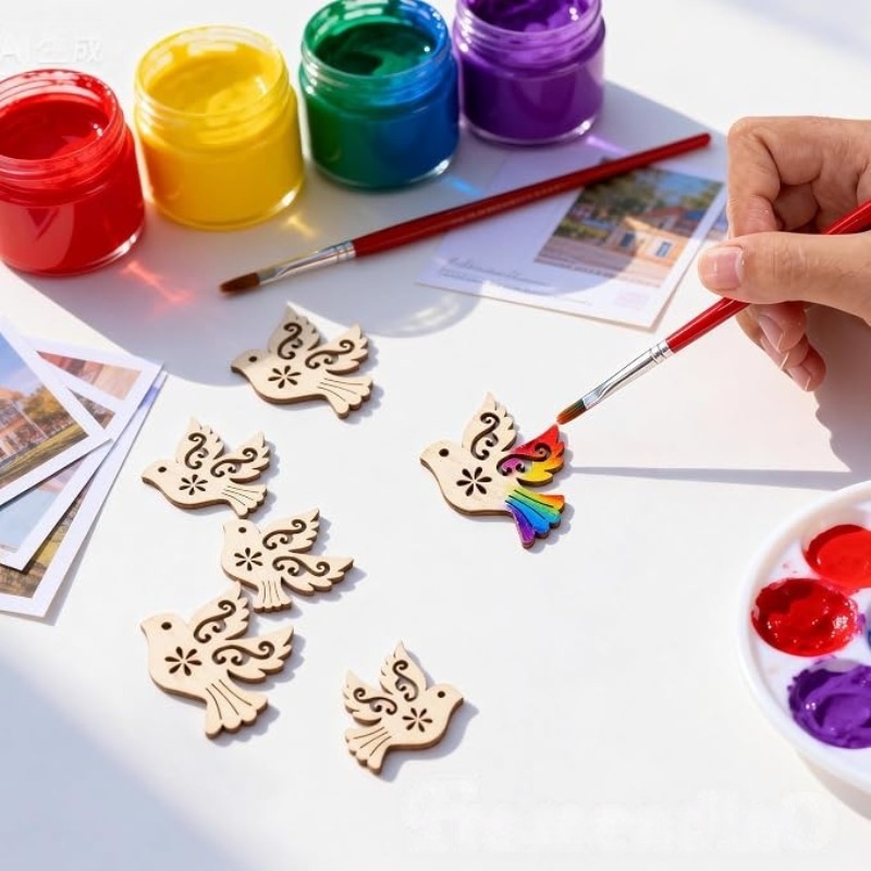 50 Piezas de Recortes de Mader - Craft Embellishments reseña y precio