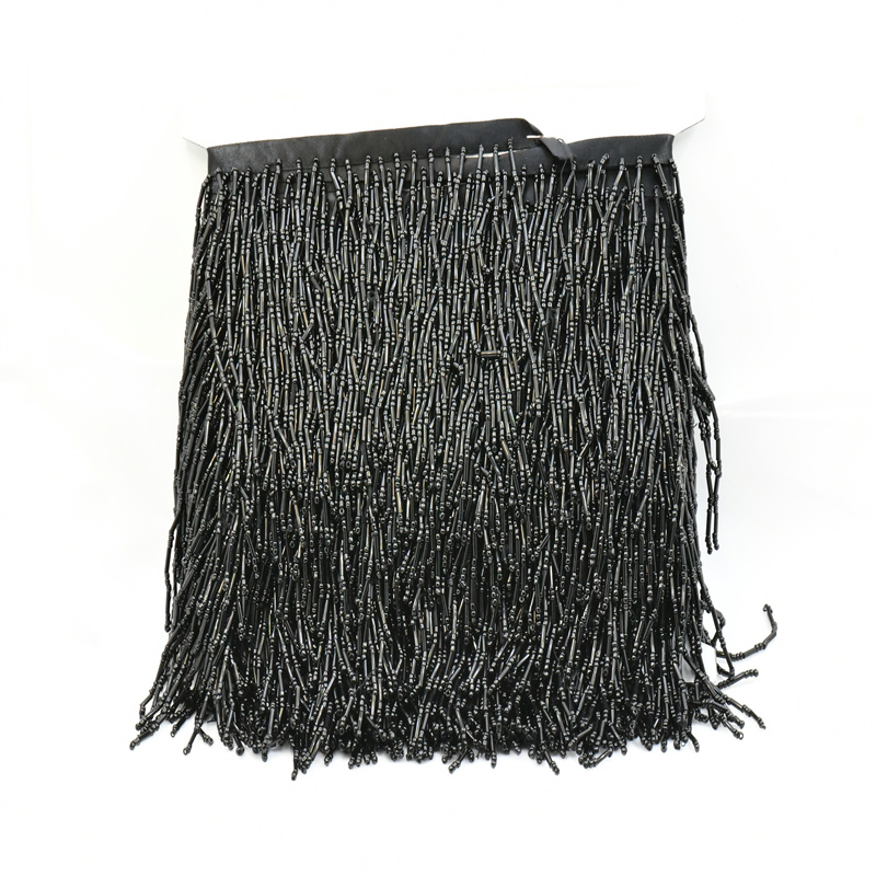 1 yarda de flecos de cuentas d - Beaded Trim Fringe reseña y precio
