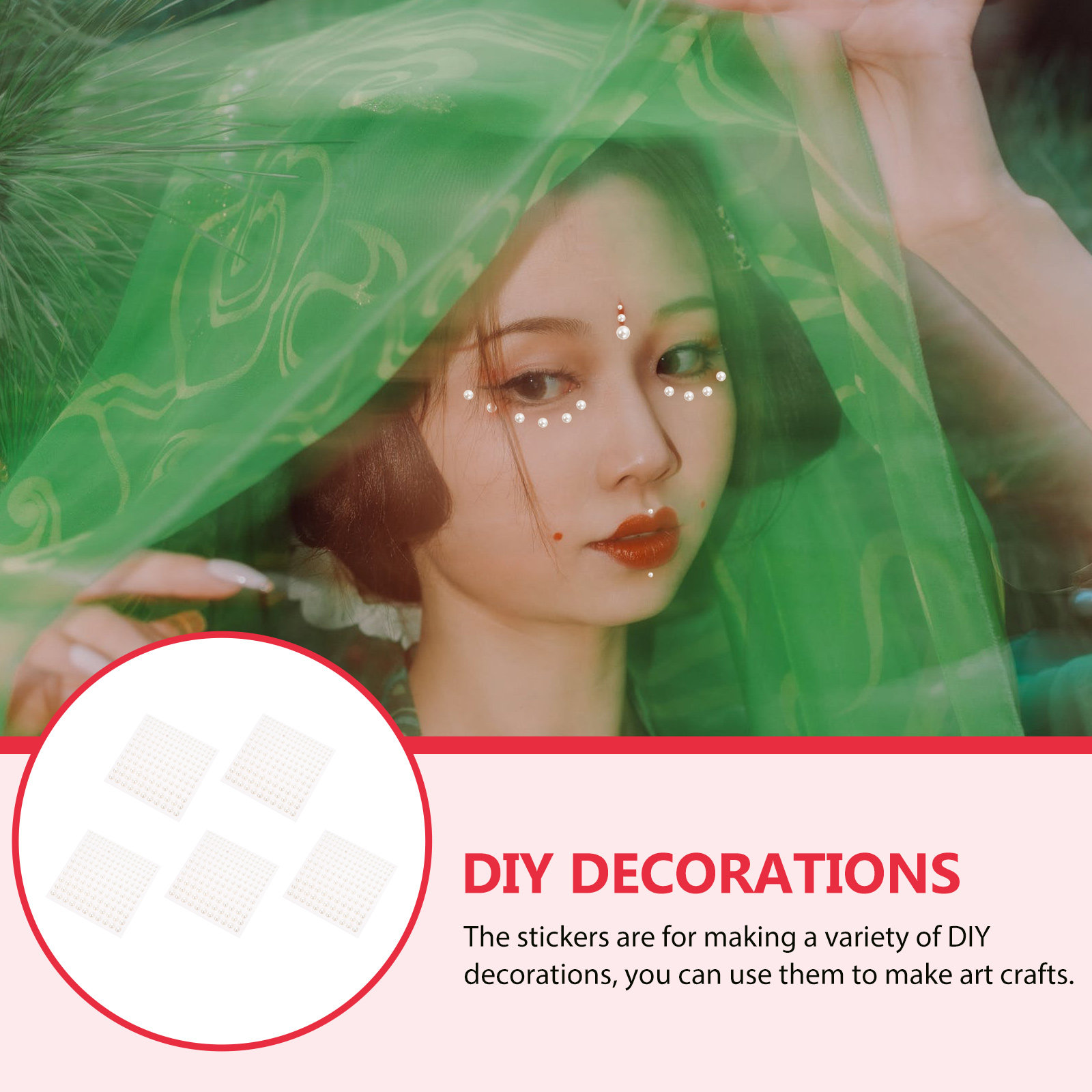 5 unidades de pegatinas adhesi - Craft Embellishments reseña y precio