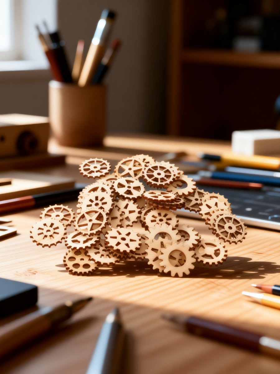 100 Piezas de Engranajes de Ma - Craft Embellishments reseña y precio