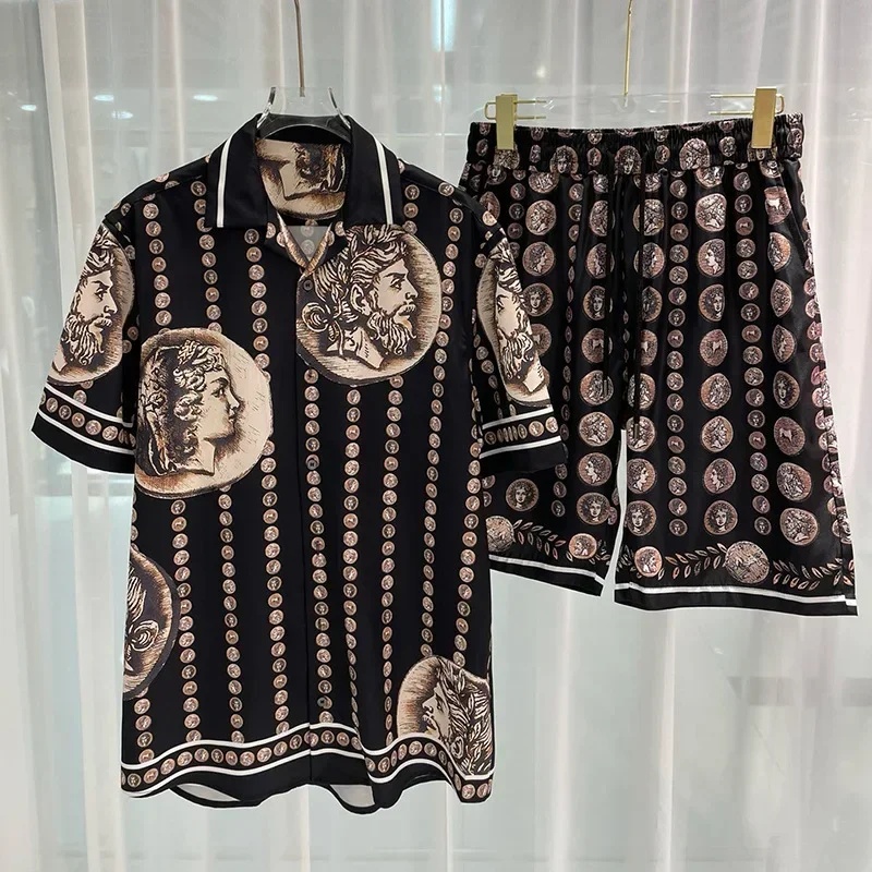 Conjunto de Camisa Hawaiana de - Embellish Knit reseña y precio